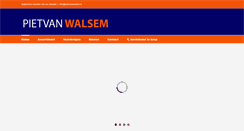 Desktop Screenshot of pietvanwalsem.nl